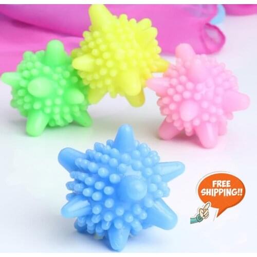 1 Pcs Magicl Laundry Ball For Household Cleaning Washing Machine Clothes Softener Sea Star Shaped Solid Cleaning Laundry Balls