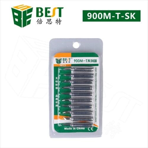 BST-900-T-SK 10pcs Leader-Free Soldering Solder Iron Tips Set Replacement For Solder Station Tools Tip Soldering Iron Tips