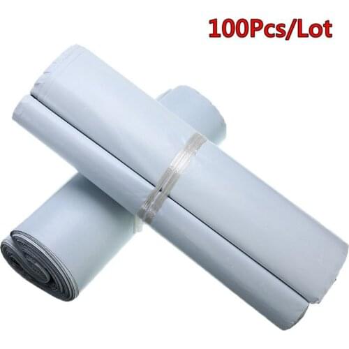100Pcs/Lot Small Sizes Plastic Envelope Bags Self-seal Adhesive Courier Storage Bags White Plastic Poly Mailing Shipping Bags