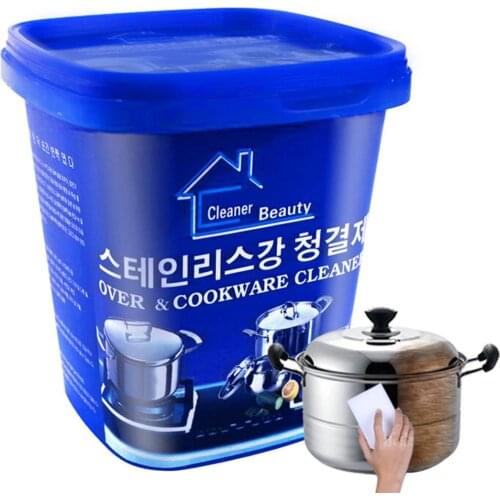 500g Rust Remover Kitchen Stainless Steel Pot Pan Kitchen.ware Stain Dirt Cleaner