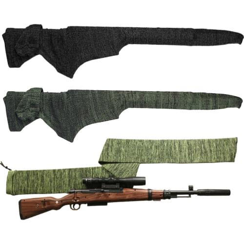 54 Inches Knitted Long Gun Case Outdoor Hunting Knitting Dust-Proof Protective Cover Gun Holster Gun Accessories