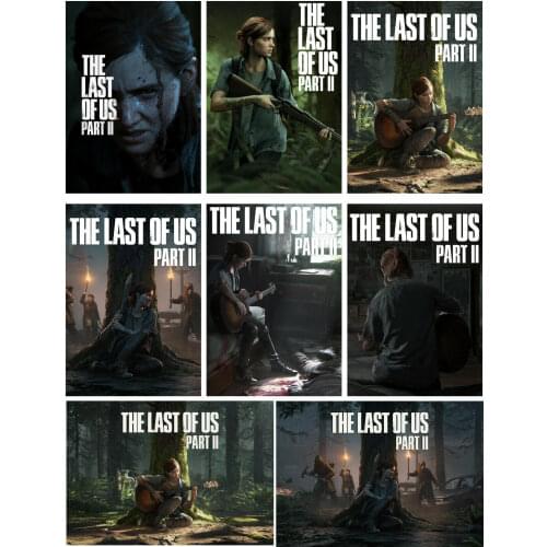8style Choose Classic The Last of Us Part 2 Video Game PICTURE Art Film Print Silk Poster 24x36inch