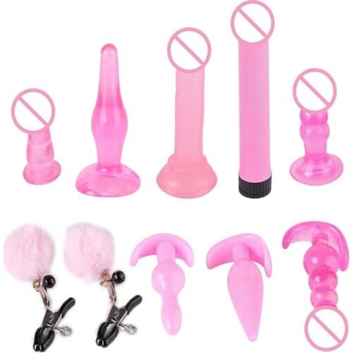 9 Pieces Restraints Bdsm Toys Kit Safety Bondage Sets Sexx Toys Under Bed Sex Game Accessories for Adult Couples Womens Mens