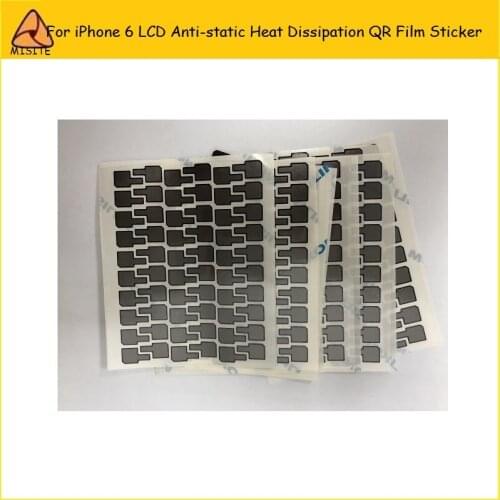100pcs /lot Anti-static Heat Dissipation Film Sticker for iPhone 6 LCD Screen Assembly QR Code Sticker Part