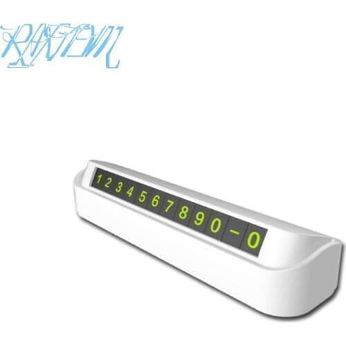 Car Temporary Parking Card Phone Number Card Plate For Hyundai Solaris elantra Sonata i30 Elantra Accent ix35