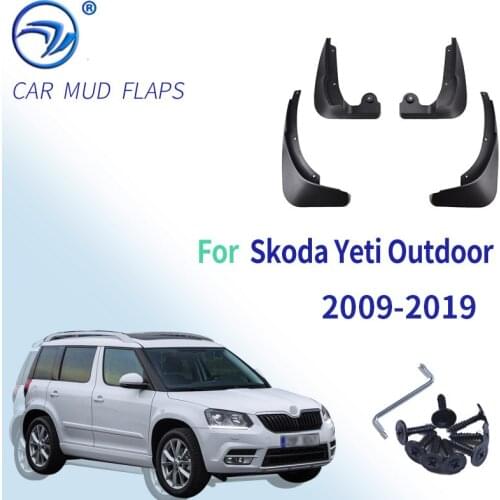 Mudflap for Skoda Yeti 5L 2009~2019 Fender Mud Guard Splash Flaps Mudguards Accessories 2010 2011 2012 2013 2014 2015 2016 2017