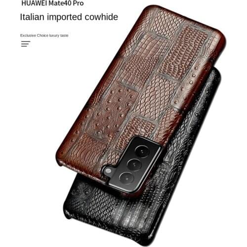 For Samsung S21 plus ultra FE S20 Plus mobile phone case S7 Edge S8 S9 Plus S10 Lite S20 Genuine Leather Cowhide Back cover