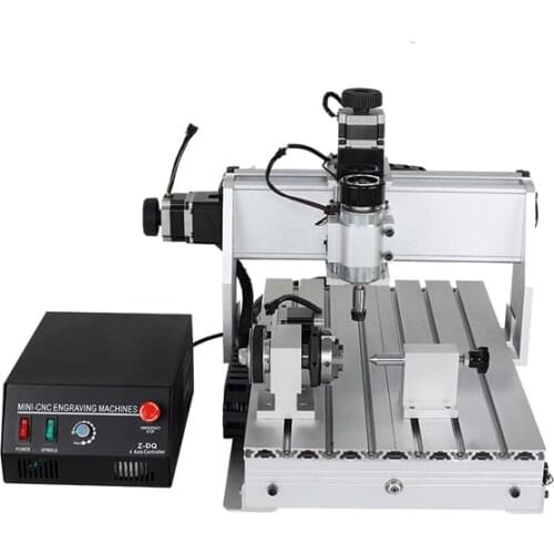 ChinaCNCzone 3040Z-DQ 4 Axis CNC Milling Machine Small