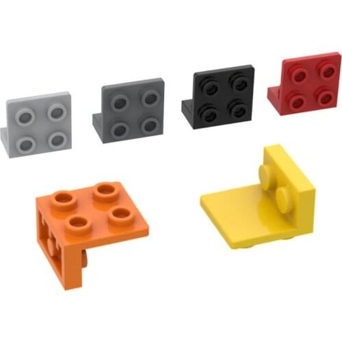 10PCS Building Blocks 99207 Bracket 1x2 2x2 Invert Bricks Assembles Particles DIY Education Parts Toy For Children Gift
