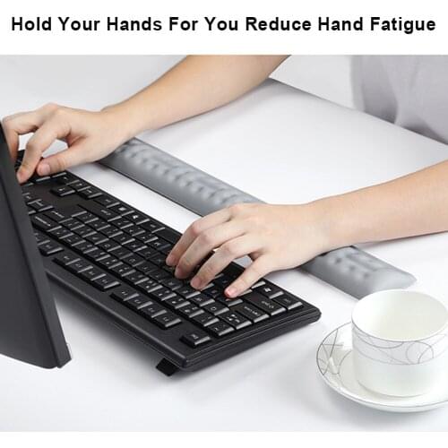 Multi Sizes Keyboard Non-slip Hand Hold Memory Cotton Rest Memory Foam Wrist Support Mouse Pad Wristband Bracer Gaming Mouse Pad