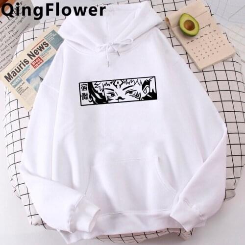 Anime Jujutsu Kaisen Yuji Itadori hoodies men grunge plus size male pullover sweatshirts printed harajuku
