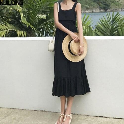 NIJIUDING Open Summer Dresses