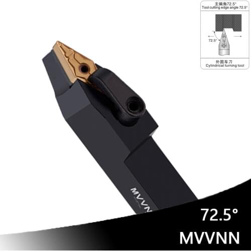 MVVNN1616H16 MVVNN2020K16 MVVNN2525M16 MVVNN1616 MVVNN 1PCS External Turning Tool Holder Lathe Cutting CNC Machine Shank Bar