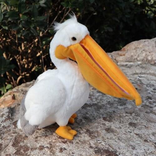 Plush toys children Big mouth Peellican plush doll simulation animal