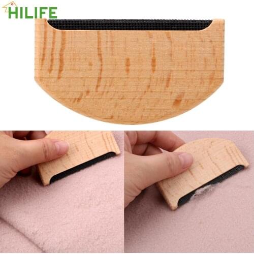 Home Use Fabric Comb Lint Remover Anti Pilling Manual Sweater Brush Wooden Garment Care