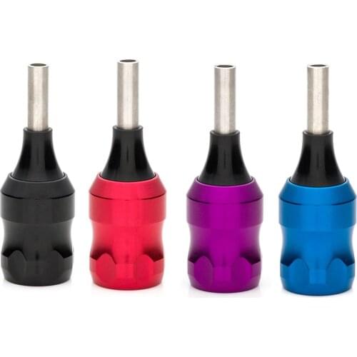 28mm Aluminum Alloy Self-locking Tattoo Grip Tattoo Handle Motor Machine Tattoo Machine for Hook Line Pedal Tattoo Equipment