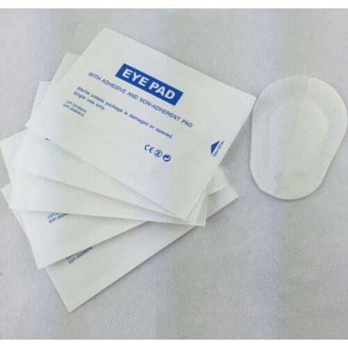 20pc 5.7*8.2cm Sterile Medical Eye Patch first aid supplies Postoperative Sticker Dressing Pads Non woven Eye Pad for wound care
