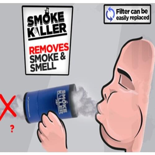 High Quality Smoke Filter Aluminum Personal Air Purifier With Replacement Metal Air Filter for Private Odor Reduction Smoke