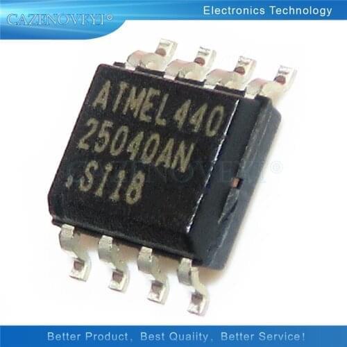 10pcs/lot 25040 AT25040 AT25040N AT25040AN AT25040AN-10SU-2.7 SOP-8 In Stock