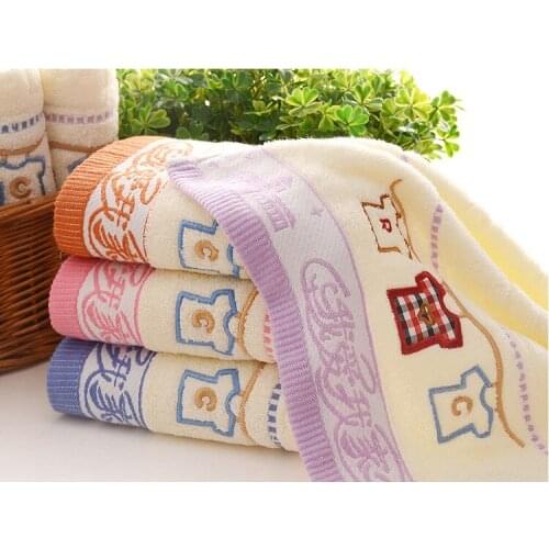 Hot New Fashion 3pcs*lot Genuine Jacquard Embroider Face Hand Towel High Quality 34*74cm 100% Pure Cotton Brand Bath Towel Set