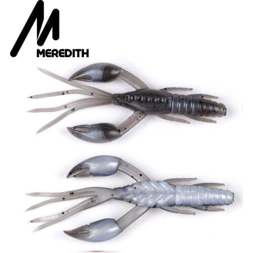 MEREDITH 2.56inch 5pcs Crawfish Swimbait for Saltwater Freshwater Bass Fishing Langouste Lure Suitable Free shipping