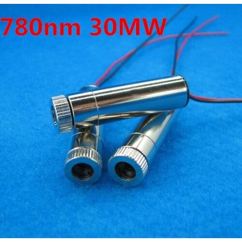 Fast Free Ship Adjustable Focal length,Wavelength 780nm laser Module 30MW 4-5VDC Laser Diode Module
