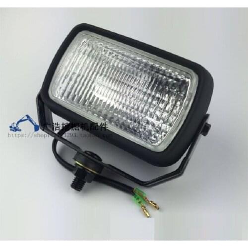 Excavator accessories Komatsu PC78 / 56-7 / 200-7-8uu work light / work headlight / cab ceiling light