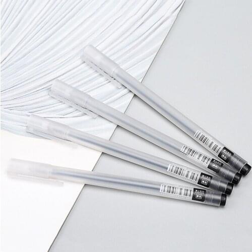 10 Pcs Gel Pen Red Black Blue ink 0.5mm Signature Writing Tools Office Stationery Frosted Penholder Student Supplies