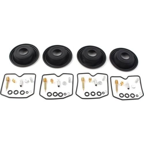 4 Sets Motorcycle Carburetor Repair Kit Vacuum Diaphragm For Suzuki GSF600 S BANDIT GSF 600 S 1996-2003