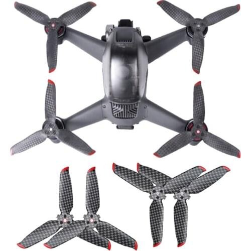 Low Noise Replacement Carbon Fiber Propeller Plastic Quick-Release Blades Props for-D-JI FPV Combo Drone Accessories