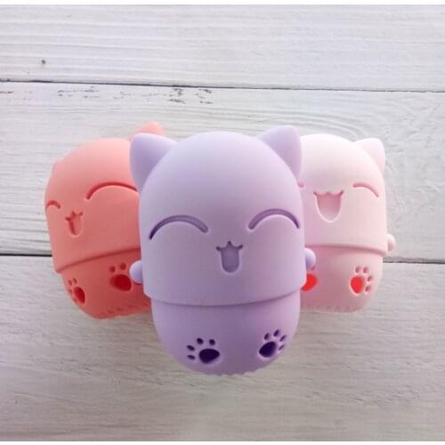 Beauty Powder Puff Holder Sponge Makeup Egg Drying Case Portable Soft Silicone Cosmetic Make Up Sponge Box Holder Bathroom Home
