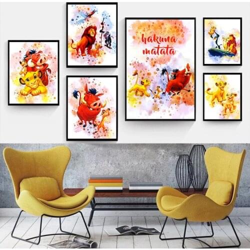 Disney 5D DIY Diamond Painting Disney Lion King Full Diamond Embroidery Animal Home Decor Cross Stitch Kit