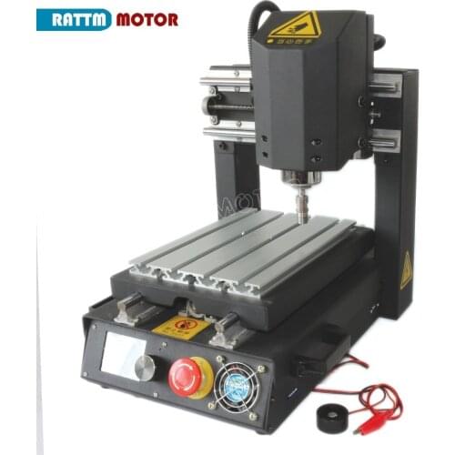 Desktop offline 3 Axis 2030 CNC Router Engraving Milling Machine with Emergency stop High-strength steel + 400W DC Spindle motor