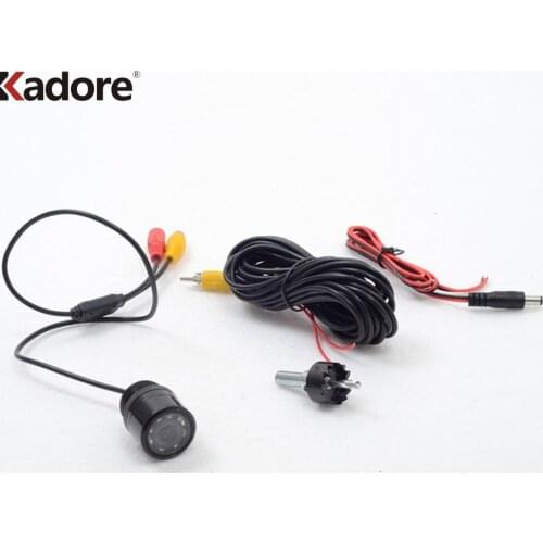 General Car reversing Parking camera wide Angle night vision infrared vehicle rear view image 7IR need drill For Chevrolet etc