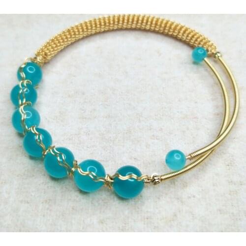 Original design and handmade Tianhe Stone amazonite Bracelet suitable for female
