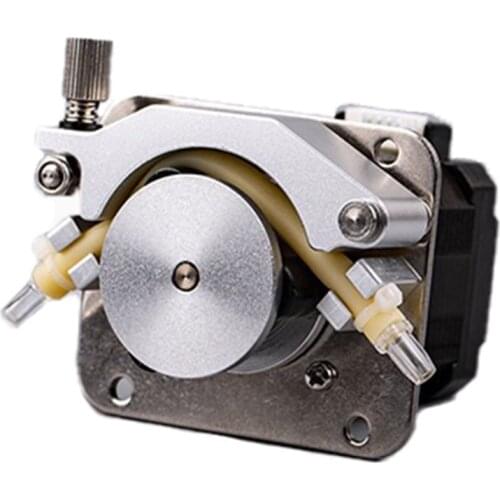 JWPS01 Mini Peristaltic Pump Silent 0.05-200ml/min Pump Self-Priming Pump High Precision Peristaltic Pump Stepper Motor Peristal