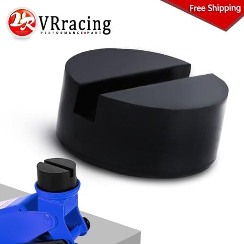 Slotted Frame Jack Pad Square Rail Floor Guard Adapter Anti-slip Rubber Vehicle Repair Lifts For BMW Mini R50/52/53 Black Round