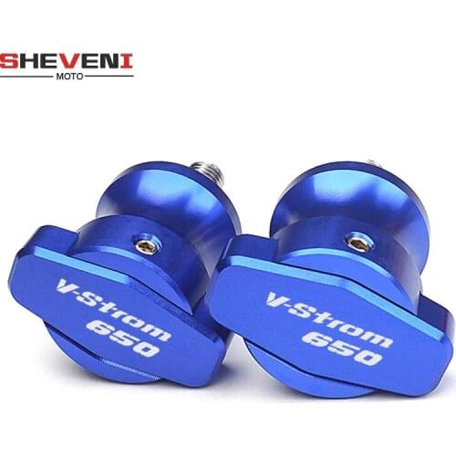 For SUZUKI V-Strom 650 V-Strom650 VStrom All Year 8mm Motorcycle Swingarm Spools Slider Swingarm Stand Screws Sliders Protector