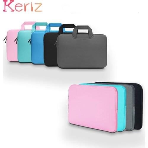 Zipper Laptop Bag Notebook Case Pocket Tablet PC Laptop Sleeve Soft Bag Cover For Mackbook Air iPad Air 11 13 14 15 15.6 inch