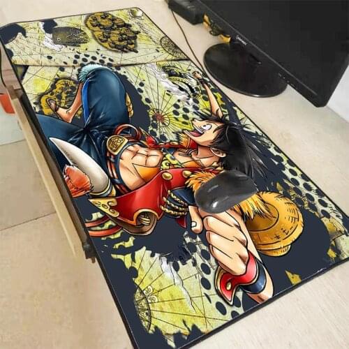 XGZ Anime Anime Gaming Mouse Pad Computer Gamer Mousepad Large Game Rubber No-slip Locking Edge Mouse Mat For PC Laptop