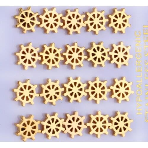 10pairs/lot Gold Kids Stud Earrings for Women Flower Ear Studs Stainless Steel Earings Fashion Jewelry Small Earrings pendientes