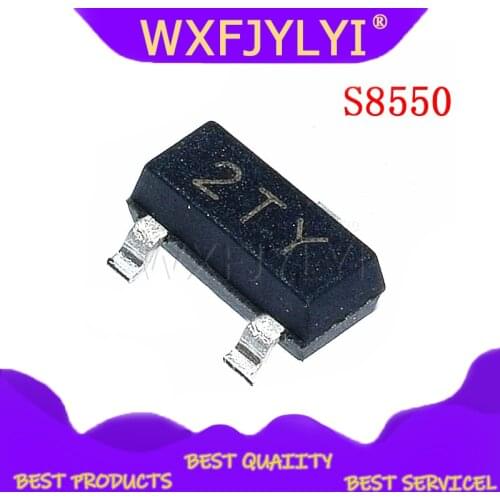 10PCS Original CJ SOT-23 S8550 2TY 200-350 Current 500MA SMD Transistor