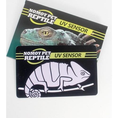 5PC UV Light Lamp Life Test Paper Reptile Terrarium UVB Test Card Measurement Analysis Tools