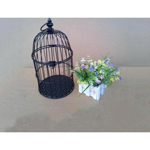 1PCS Wrought iron decorative bird cage window decoration wedding props bird cage