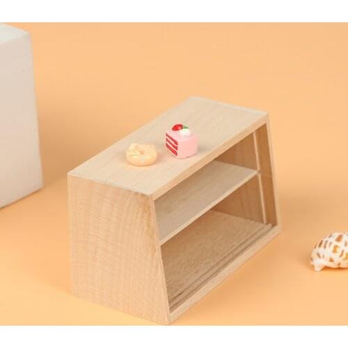 1:12 Handcrafted Wooden Dollhouse Miniature Lockers Cabinet Model Furniture Accessories Mini Cabinet Bookshelf