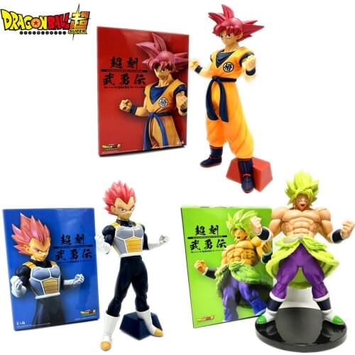 Dragon Ball Super Anime Figure Son Goku Figurine Broly Vegeta Craneking SSJ Figma Juguetes DBZ Saiyan Toys Brinquedos Model Doll