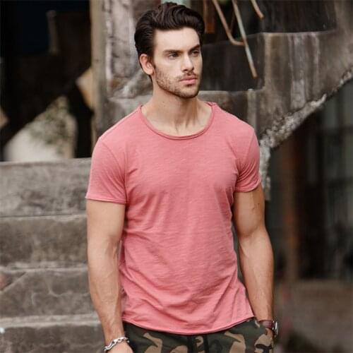 Summer 100% cotton T shirt Men Casual Soft Fitness Shirt Men T Shirt Tops Tee Shirts O Neck Short Sleeve T shirt Men