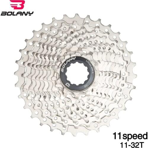 BOLANY 11 Speed sliver Cassette Road Bike Freewheel 11-32T Flywheel Sprockets Bicycle Accessories