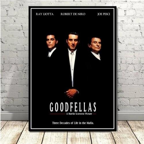 Goodfellas Classic Gangsters Godfather AL PACINO Movie Poster Prints Art Canvas Painting Wall Pictures Living Room Home Decor