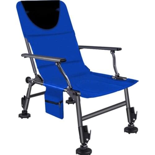 Recliner chair all terrain European platform fishing wild fishing chair folding multifunctional raft fishing seat thickening